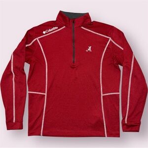 Columbia Atlanta Braves 1/4 Zip Pullover Men’s Large Red MLB Team Jacket